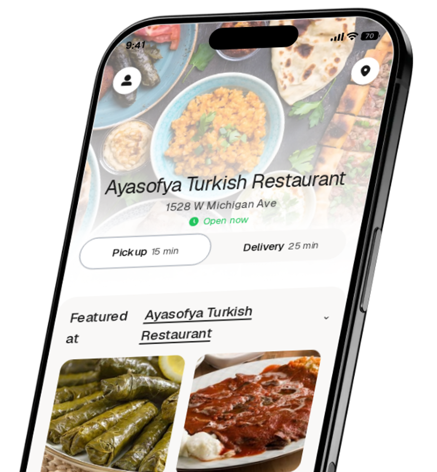 Ayasofya Turkish Restaurant app preview